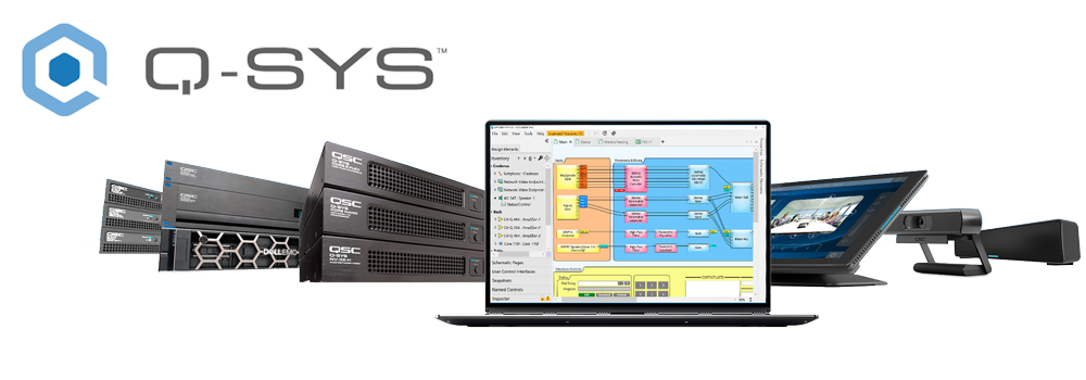 QSC（Q-sys）でAV・映像・音響を制御